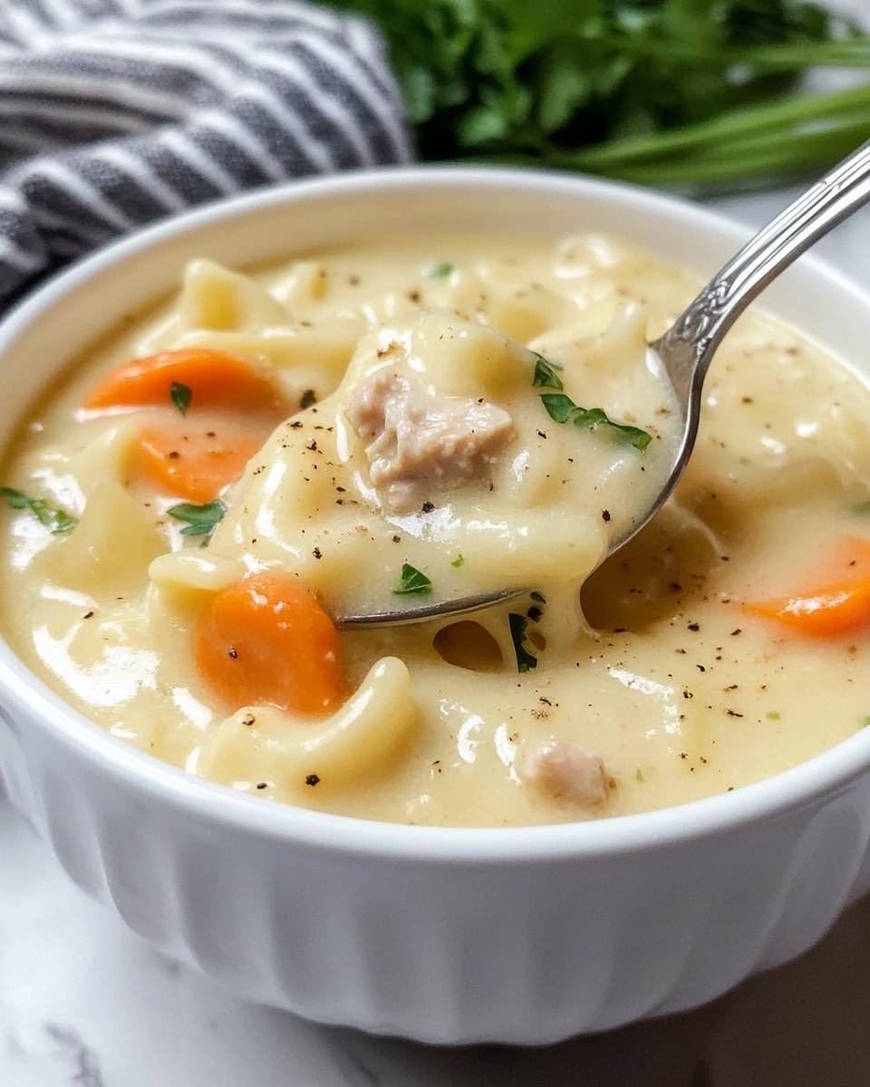 Creamy Chicken and Noodles Recipe - Recipe Image