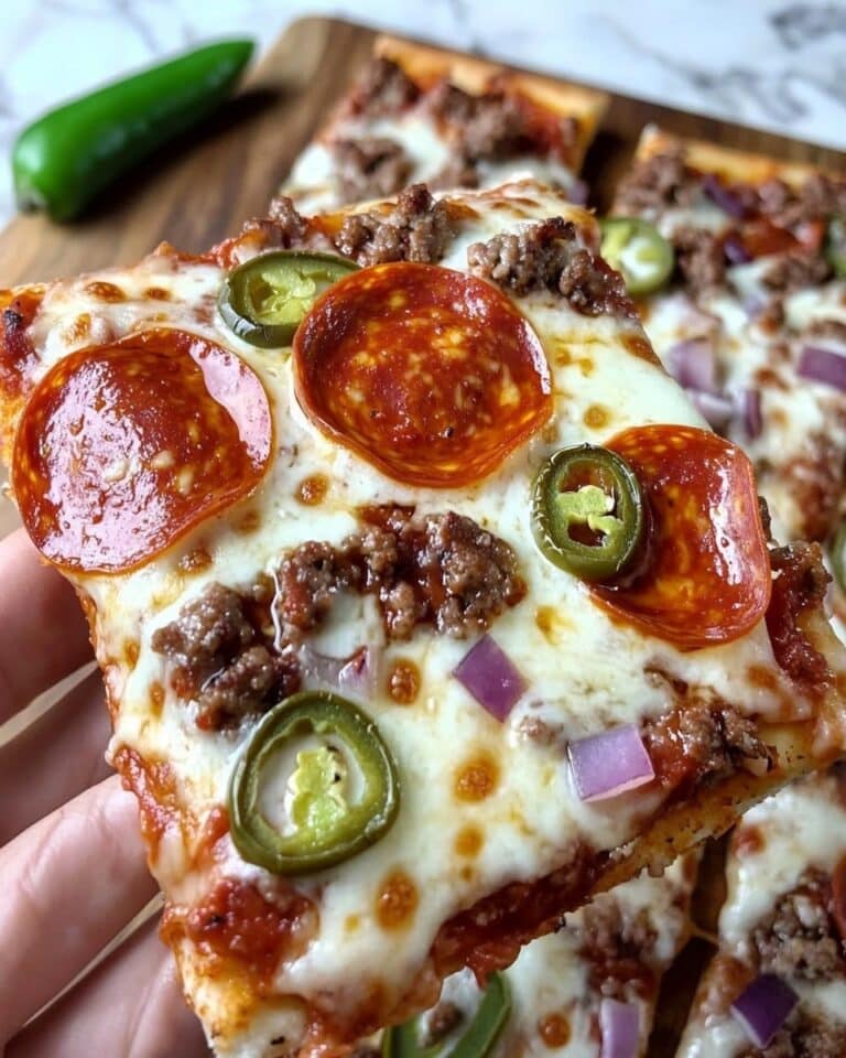 Garlic Bread Pizza Recipe
