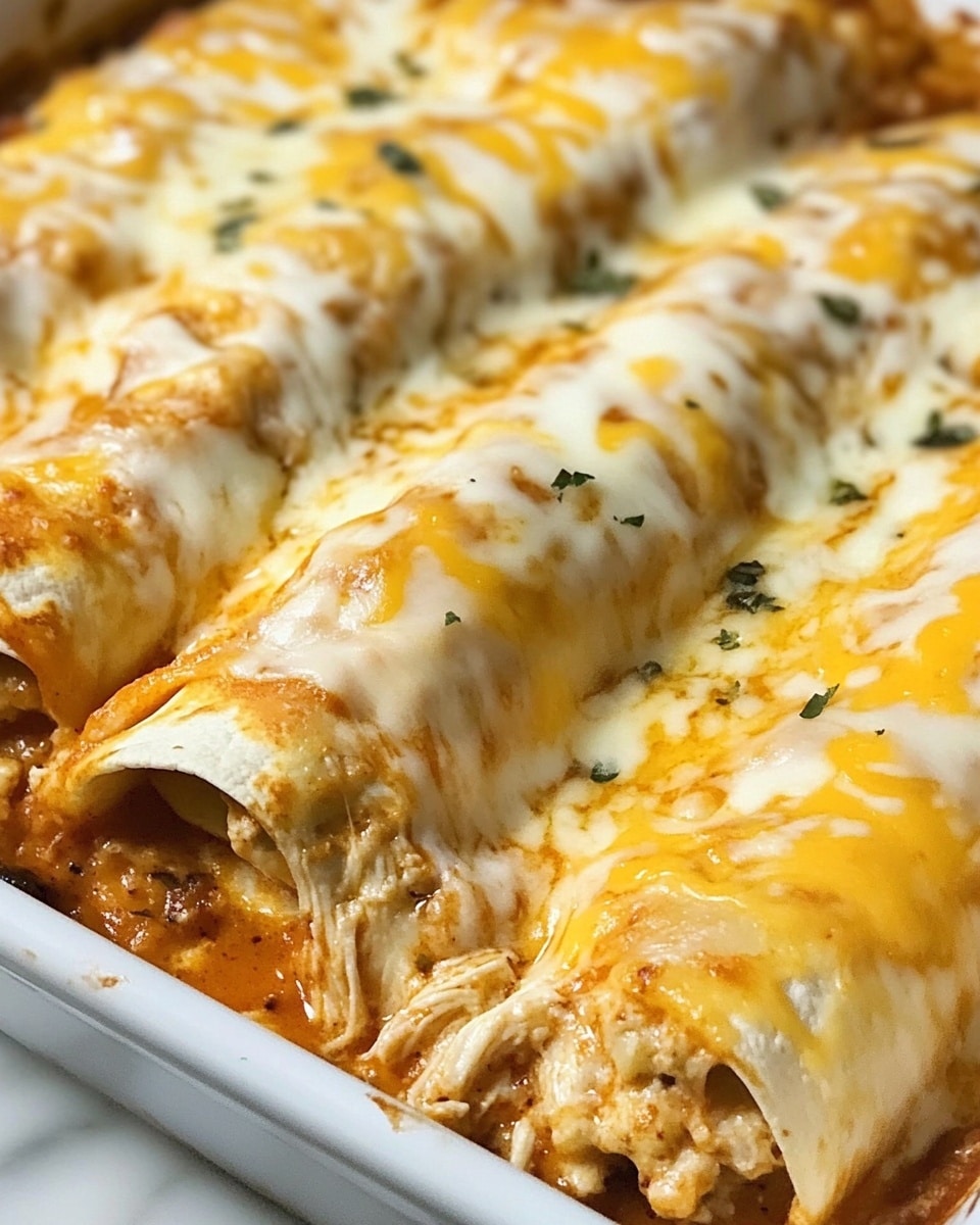 Buffalo Chicken Enchiladas Recipe