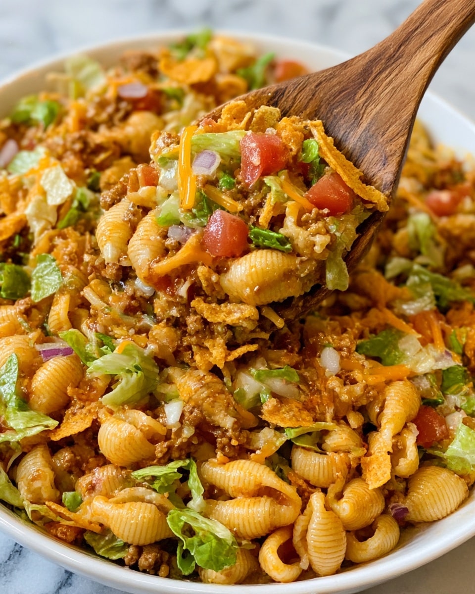 Taco Pasta Salad Recipe - Recipe Image