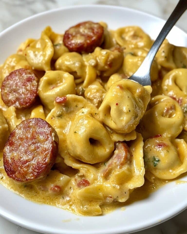 Creamy Tortellini with Smoked Sausage Recipe
