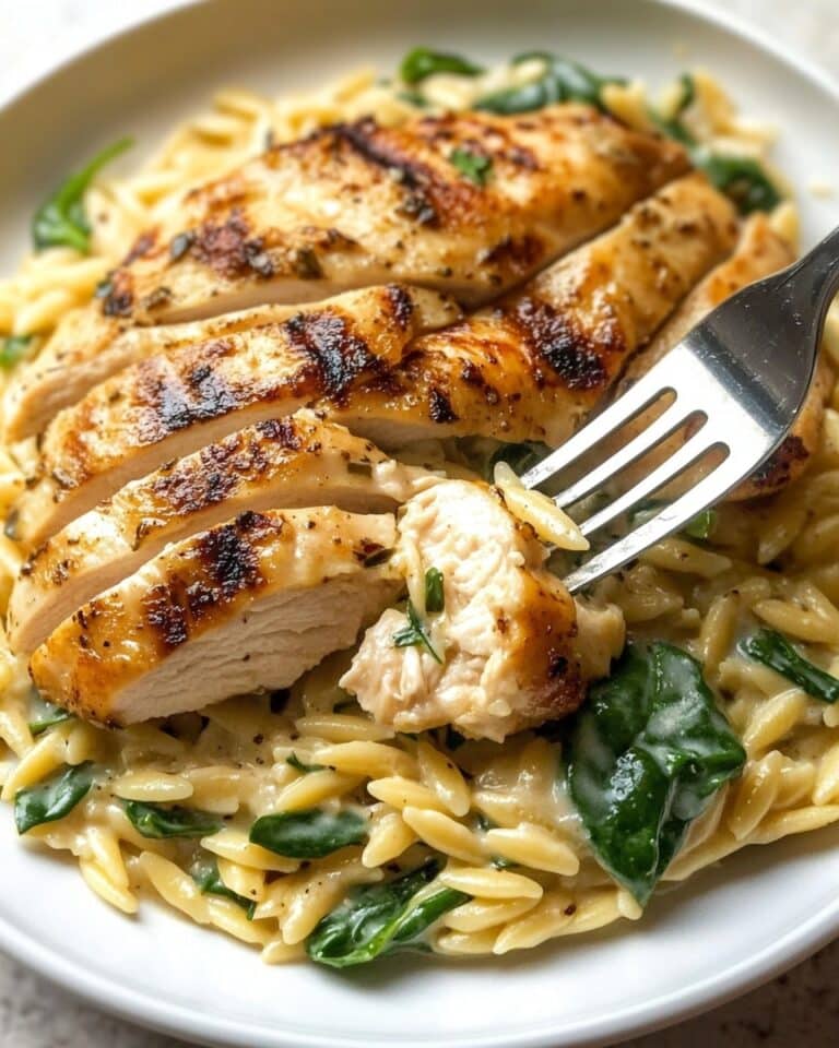 Creamy Lemon Chicken Orzo Recipe