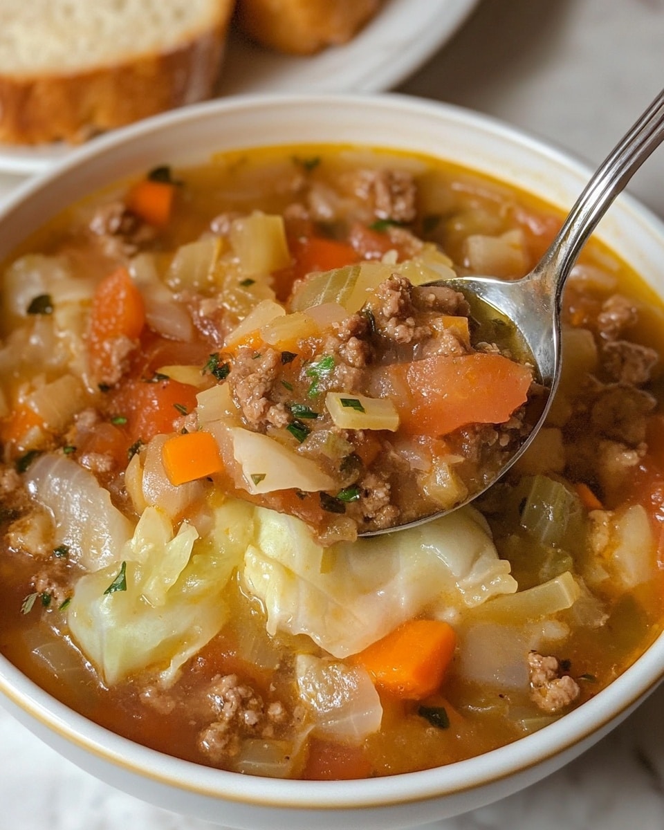 Cabbage Soup with Ground Beef Recipe