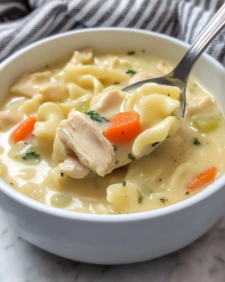 Creamy Chicken and Noodles Recipe