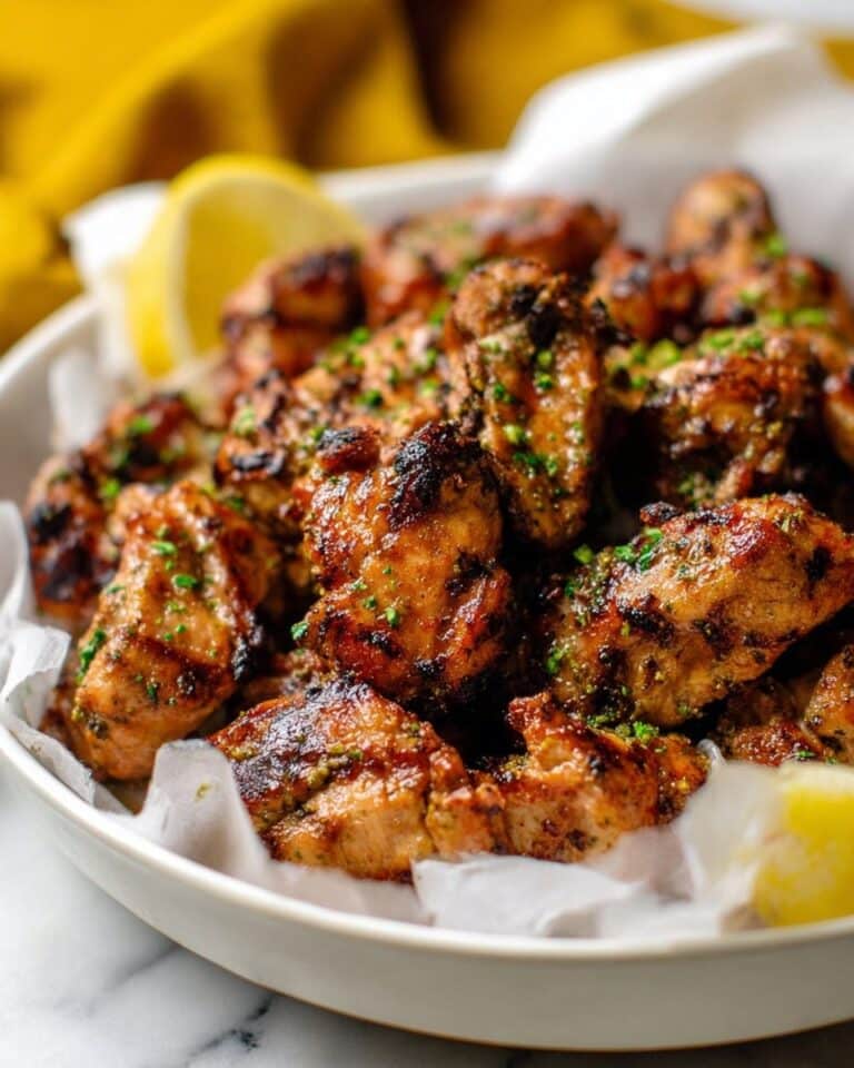 Air Fryer Lemon Chicken Bites (No Breading, Keto, Paleo, Whole30) Recipe
