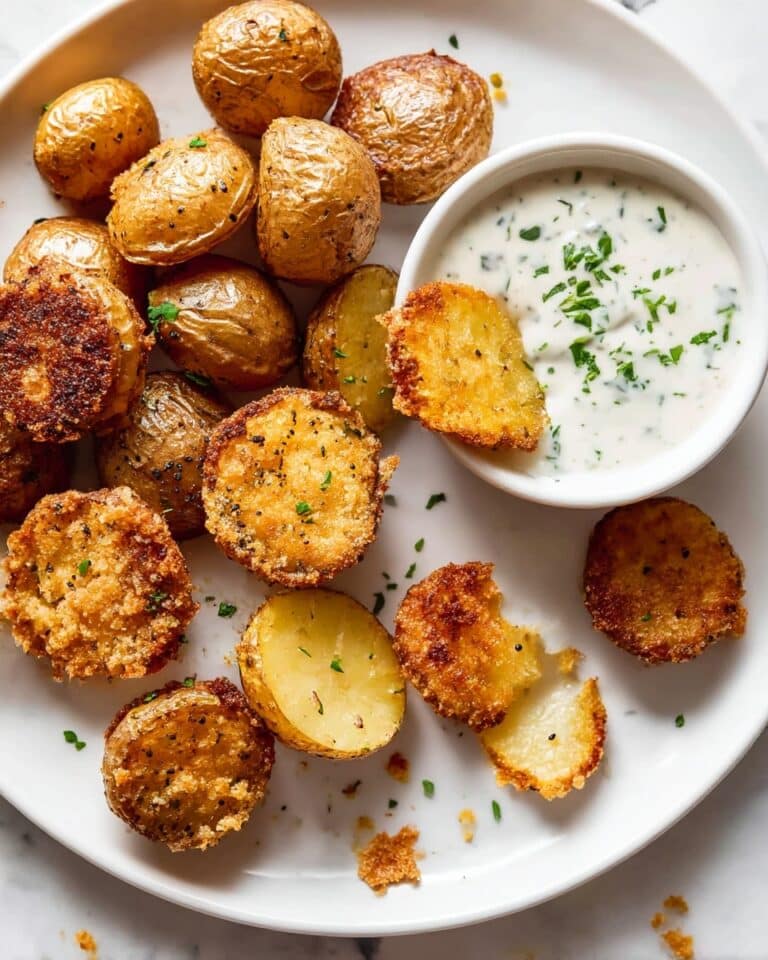 Crispy Roasted Parmesan Potatoes Recipe
