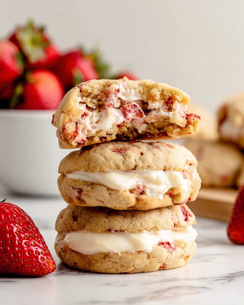 Strawberry Cheesecake Cookies Recipe