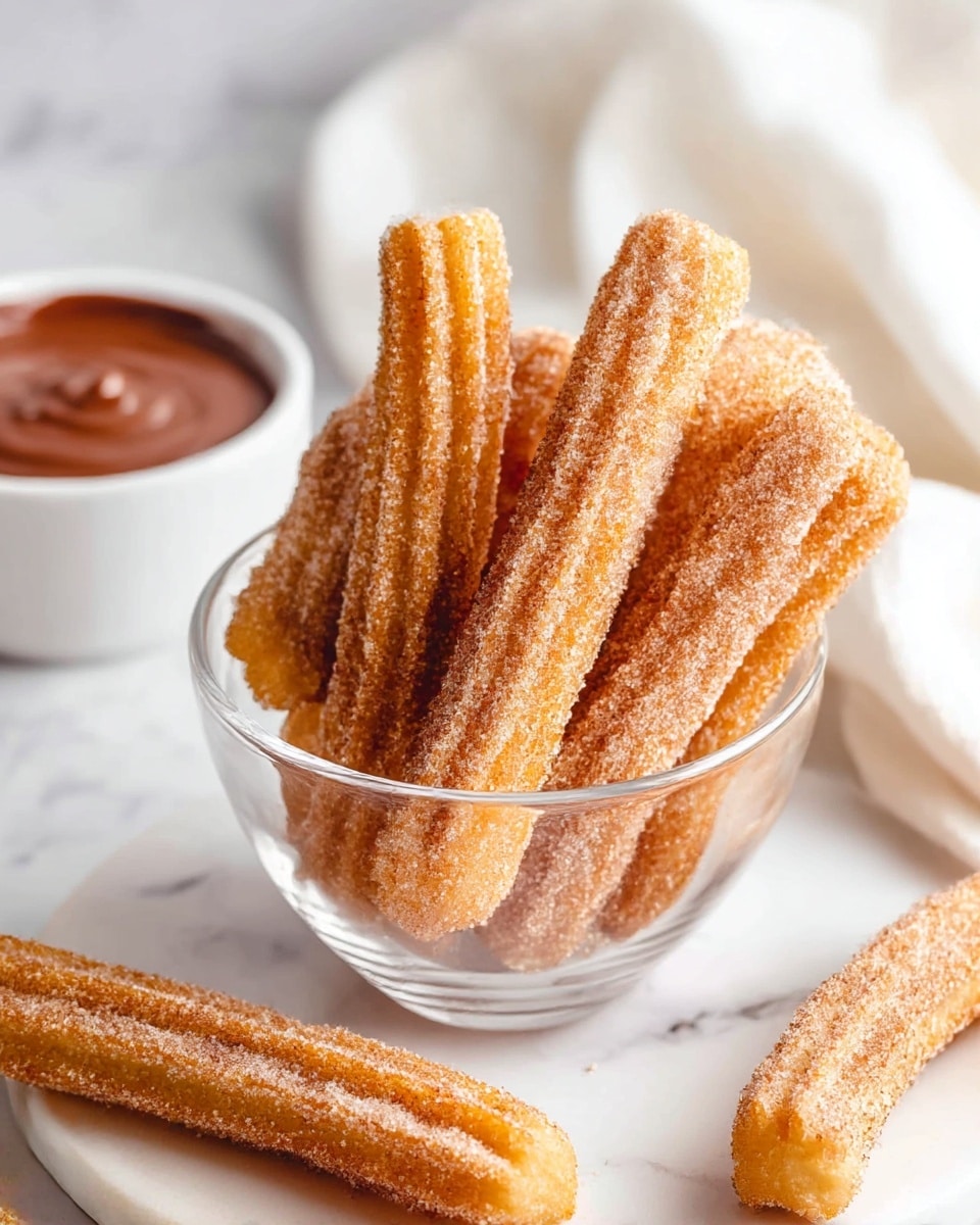 The image shows a close-up of many churros piled on a white marbled surface. Each churro is golden brown with a rough texture and covered in granulated sugar. They are thick and ridged, with sugar crystals sparkling on their surface, giving a crunchy look. The churros are arranged in a casual stack, creating layers of golden orange with white sugar specks around and between them. The focus is on the churros' texture and sugar coating, with the background softly blurred to highlight their crispiness. Photo taken with an iphone --ar 4:5 --v 6.1