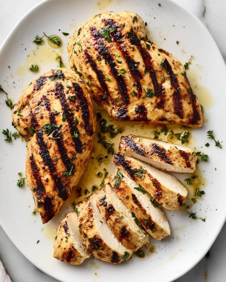 Grilled Italian Marinade Chicken Breasts Recipe