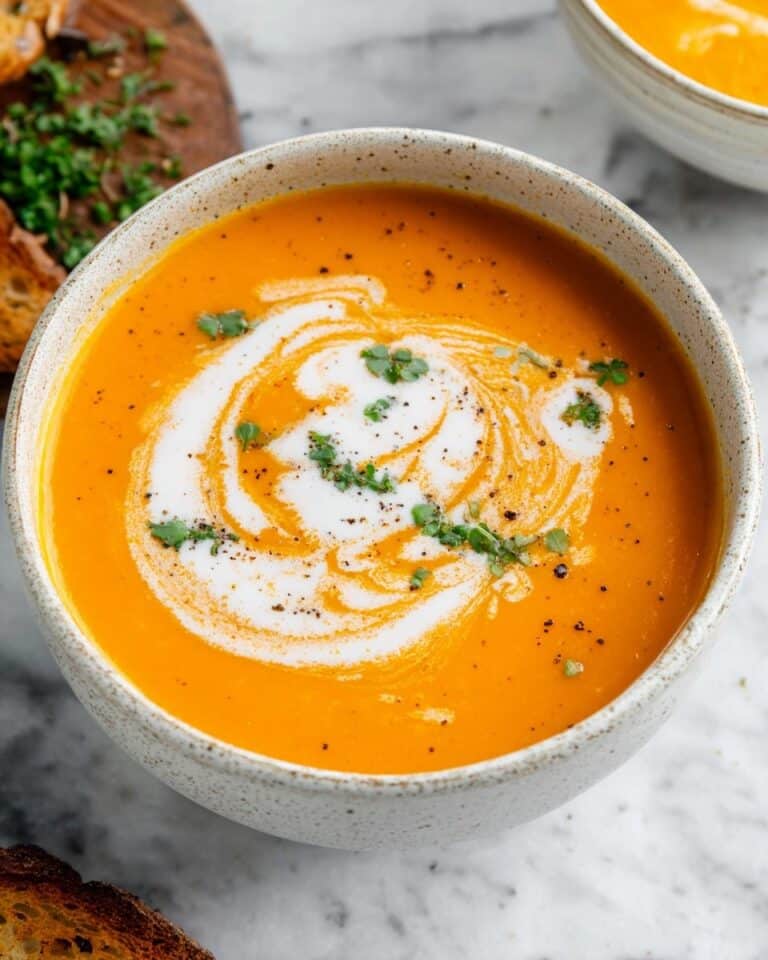Roasted Sweet Potato and Carrot Coconut Soup Recipe