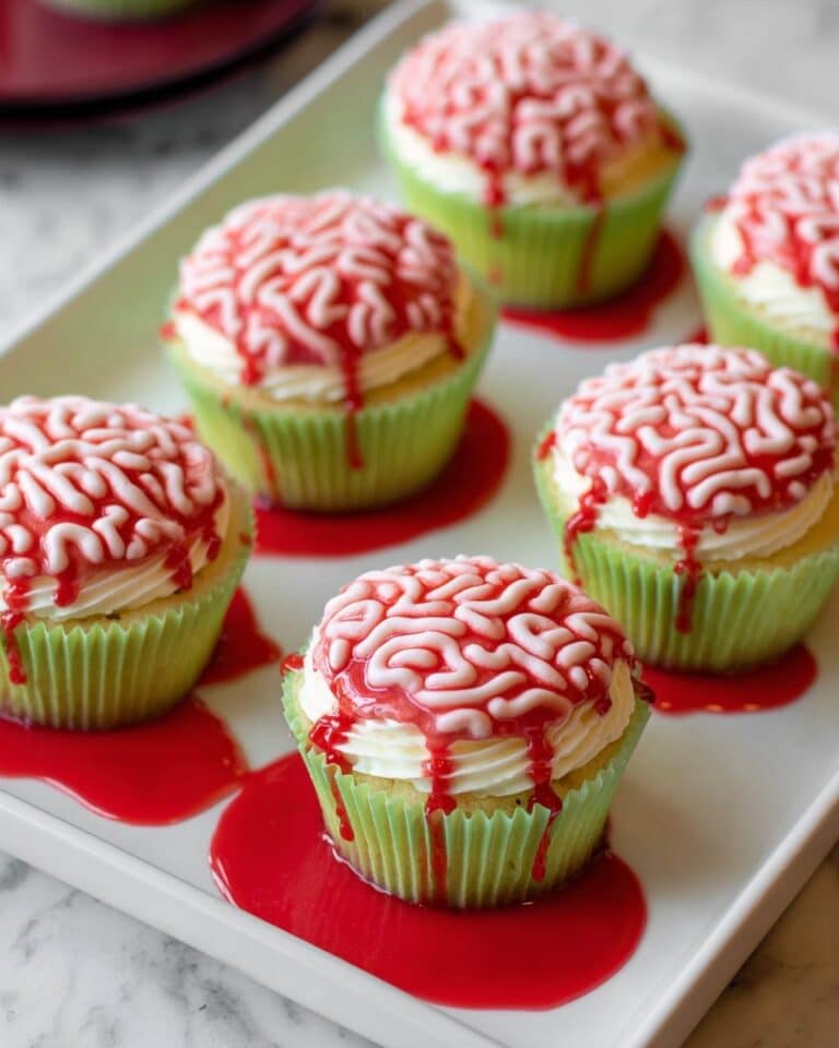 Halloween Strawberry Cupcakes Recipe