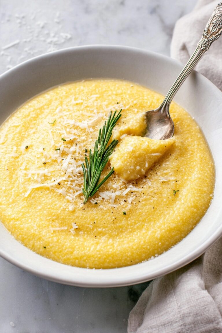 Creamy Parmesan Polenta with Herbs Recipe