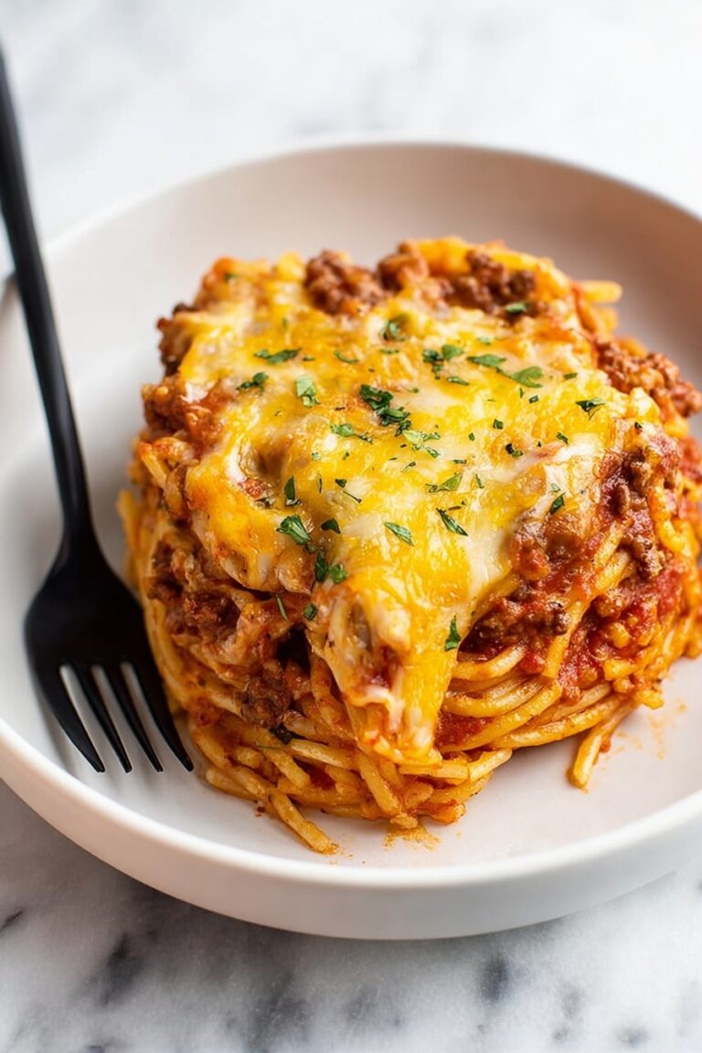 Easy Baked Spaghetti Recipe