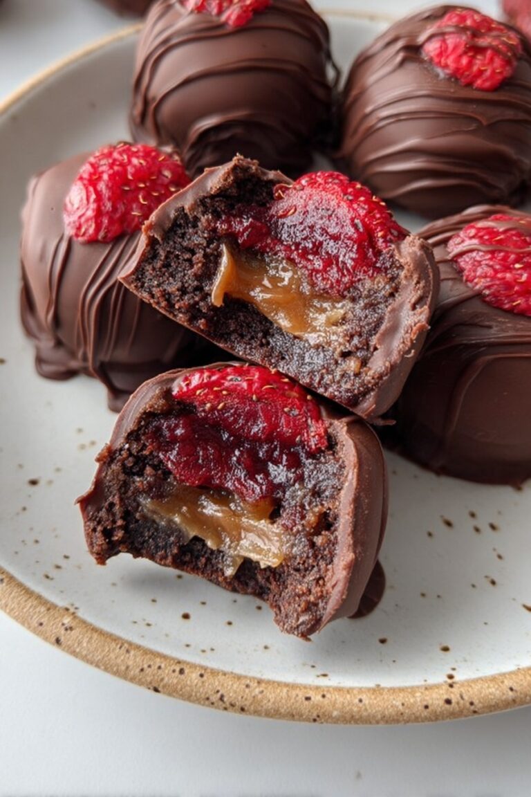 Raspberry Brownie Date Bites Recipe