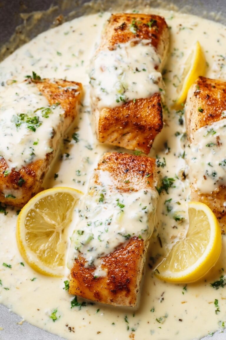 Creamy Lemon Salmon Recipe