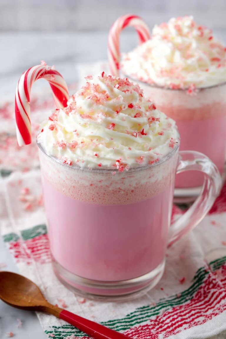 Candy Cane White Hot Chocolate Recipe