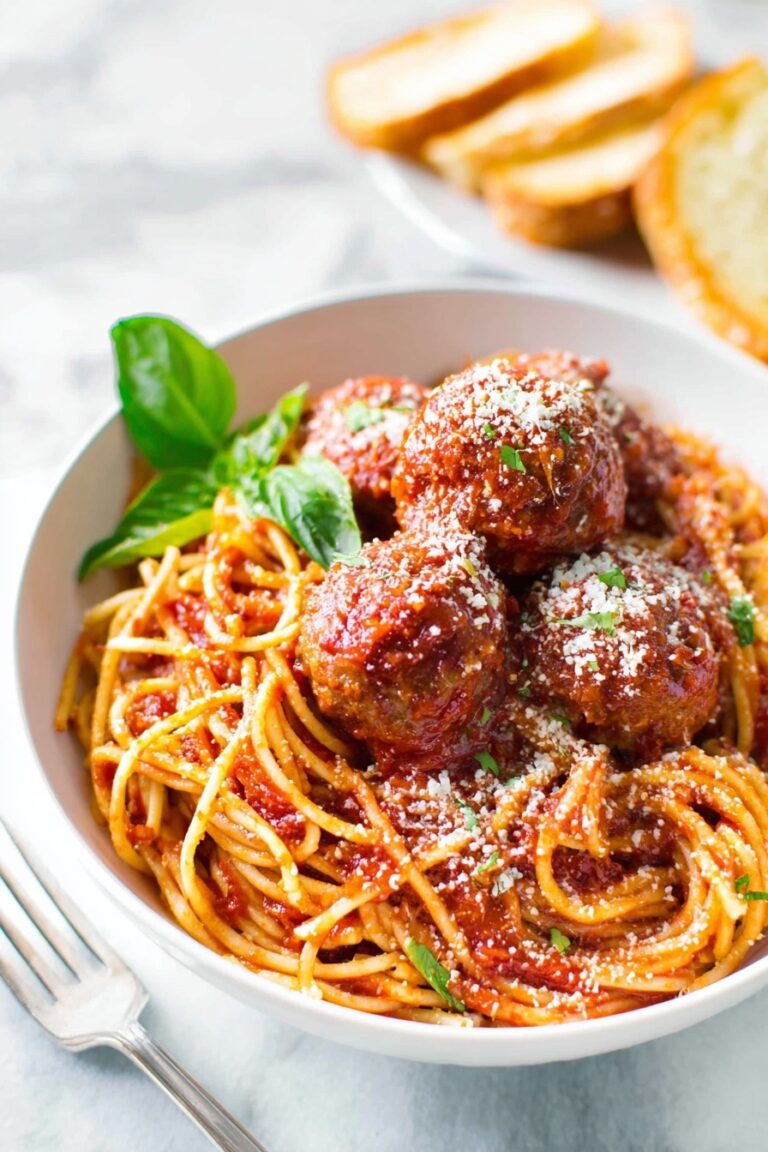 Classic Italian Spaghetti and Meatballs Recipe