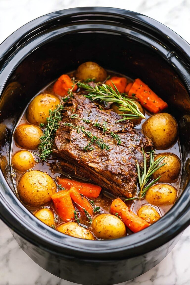 Slow Cooker Pork Roast with Vegetables Recipe