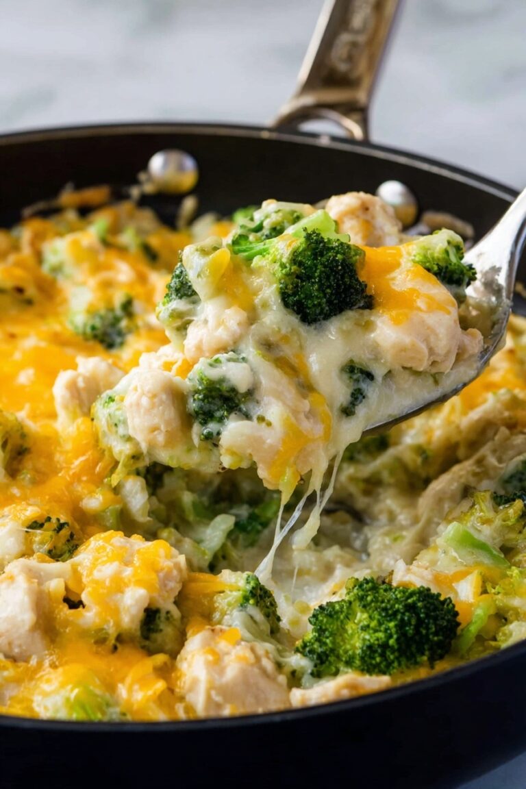 Cheesy Chicken Broccoli Rice Casserole Recipe