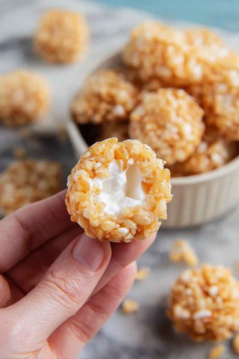 Marshmallow Caramel Rice Krispies Puffs Recipe