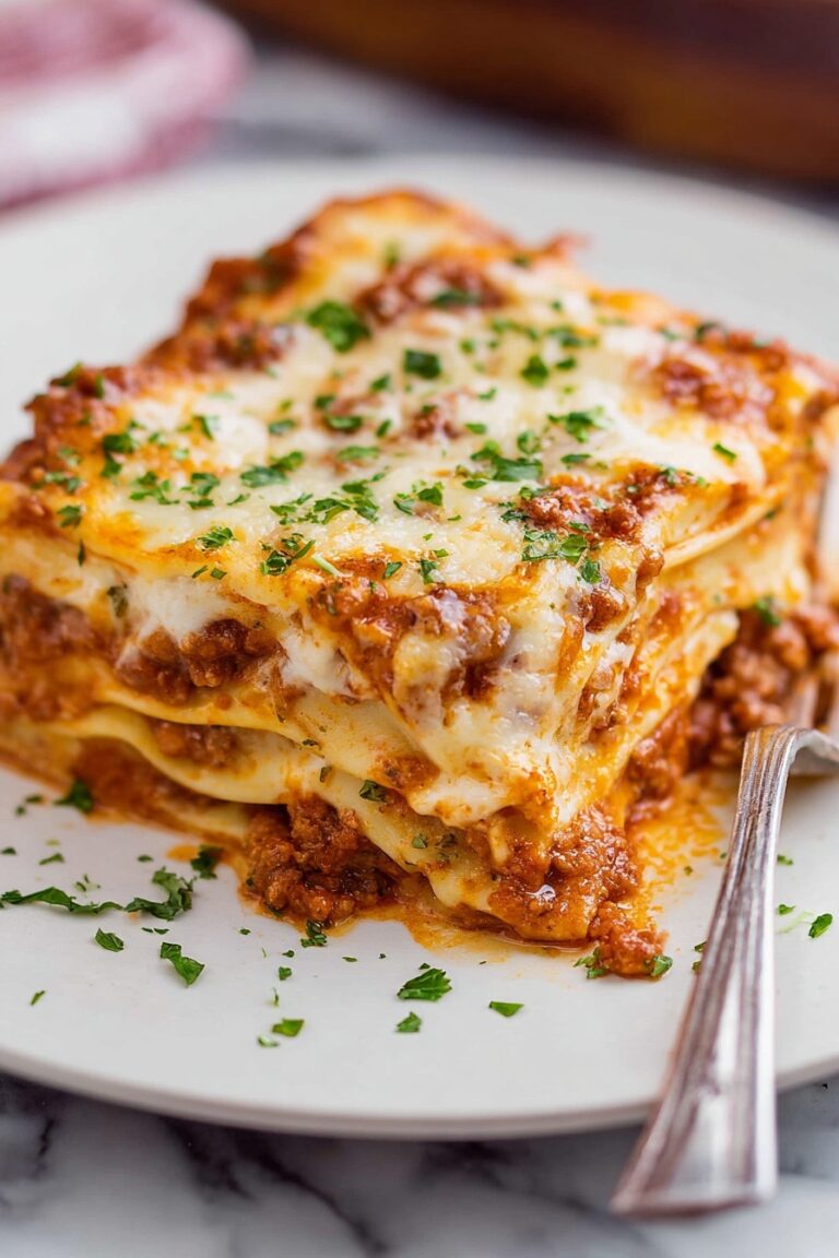 Homestyle Ground Beef Lasagna Recipe