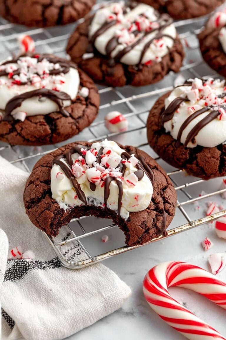 Peppermint Hot Chocolate Cookies Recipe