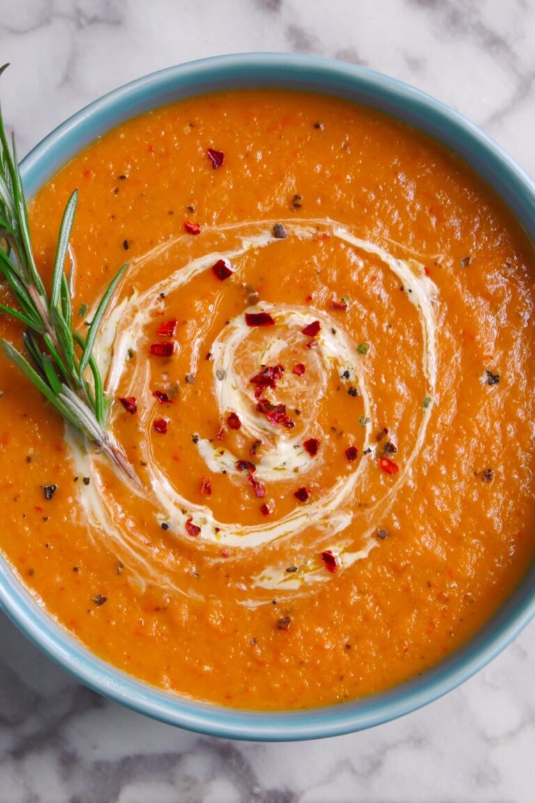 Creamy Roasted Vegetable Soup Recipe