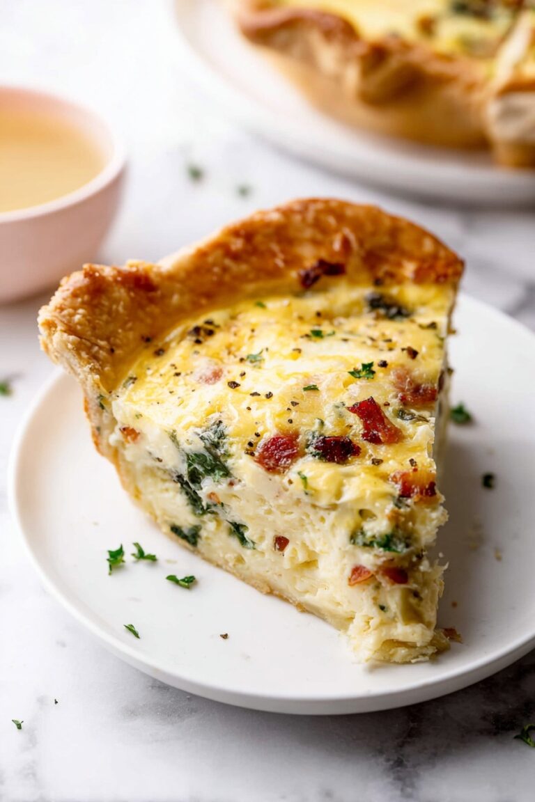Cheese and Veggie Quiche Recipe