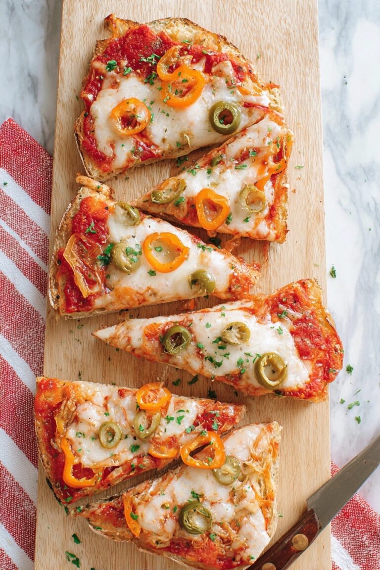 Easy Tomato Baguette Pizza Recipe