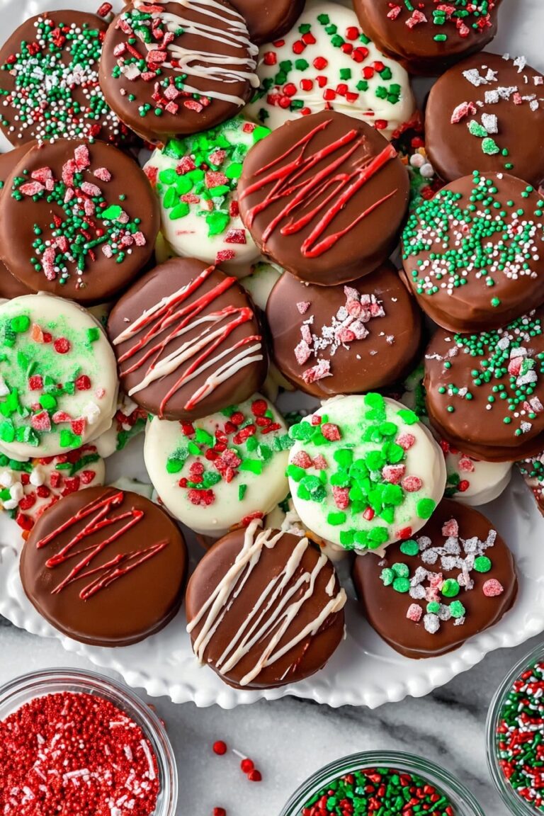 Christmas Chocolate Covered Oreos Recipe