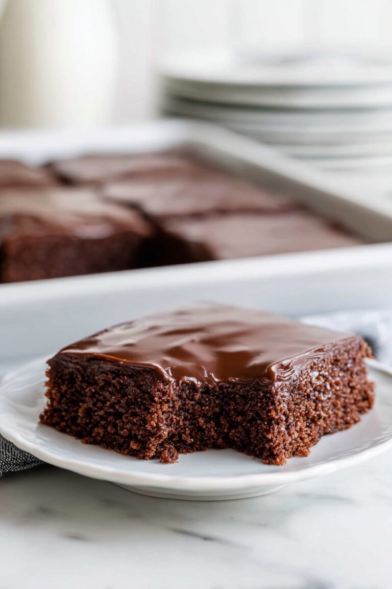 Texas Sheet Cake with Rich Cocoa Frosting Recipe