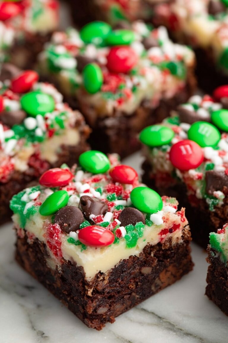 Christmas Layer Brownie Bars Recipe
