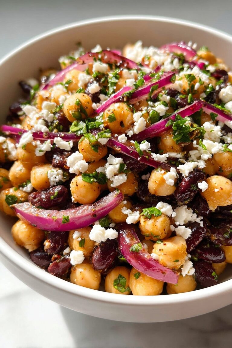 Chickpea and Black Bean Salad Recipe