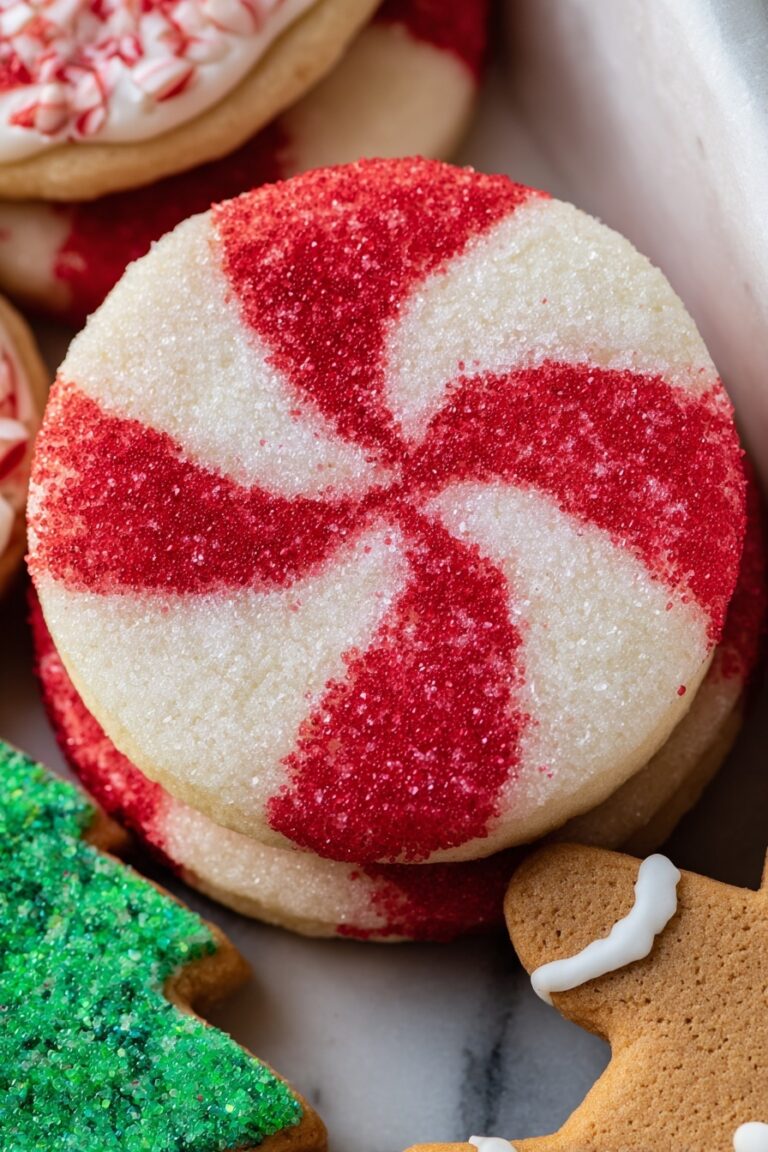 Peppermint Swirl Sugar Cookies Recipe