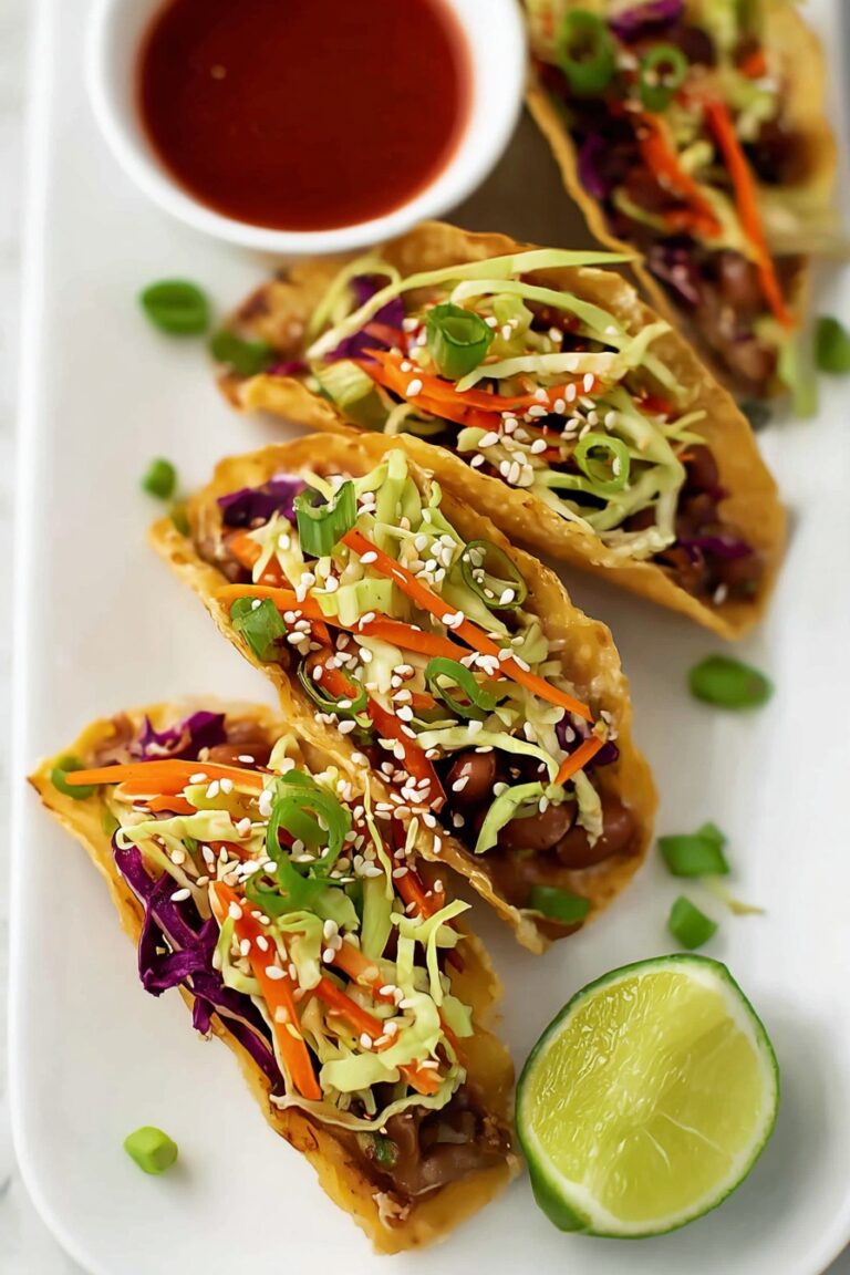 Chicken Wonton Tacos Recipe