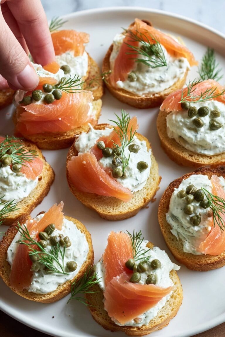 Smoked Salmon Crostini Recipe