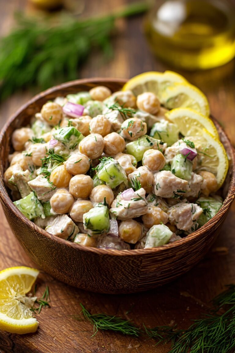 Healthy Tuna Chickpea Salad Recipe
