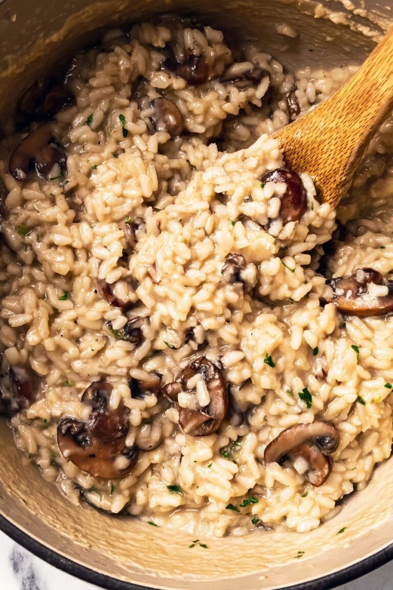 Pressure Cooker Mushroom Risotto Recipe