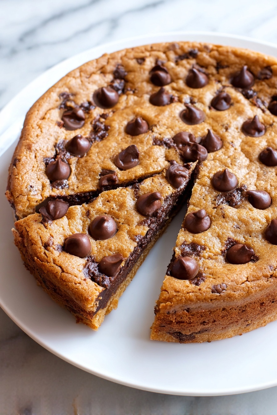 Chickpea Cookie Pie Recipe - Serving Suggestion