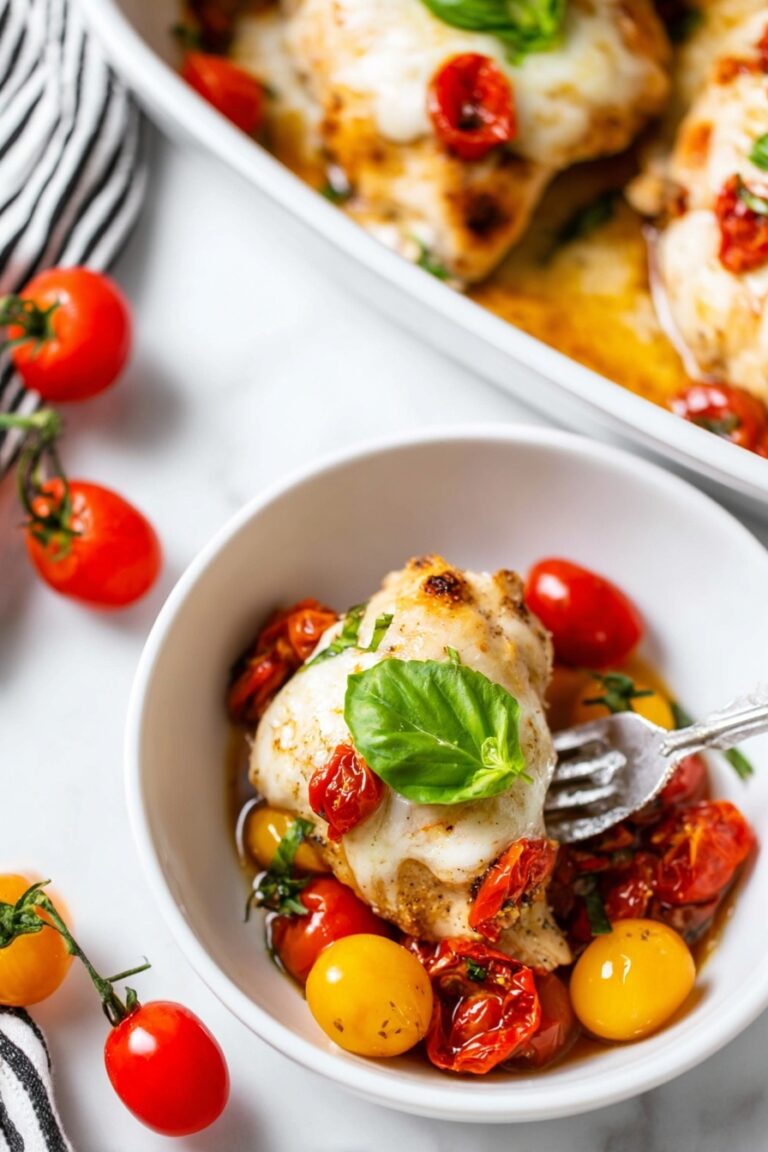 Chicken Caprese Skillet Recipe