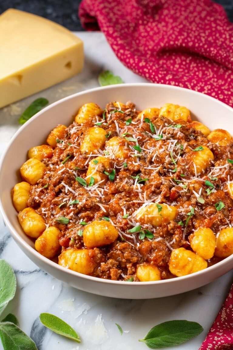 Gnocchi Bolognese Recipe