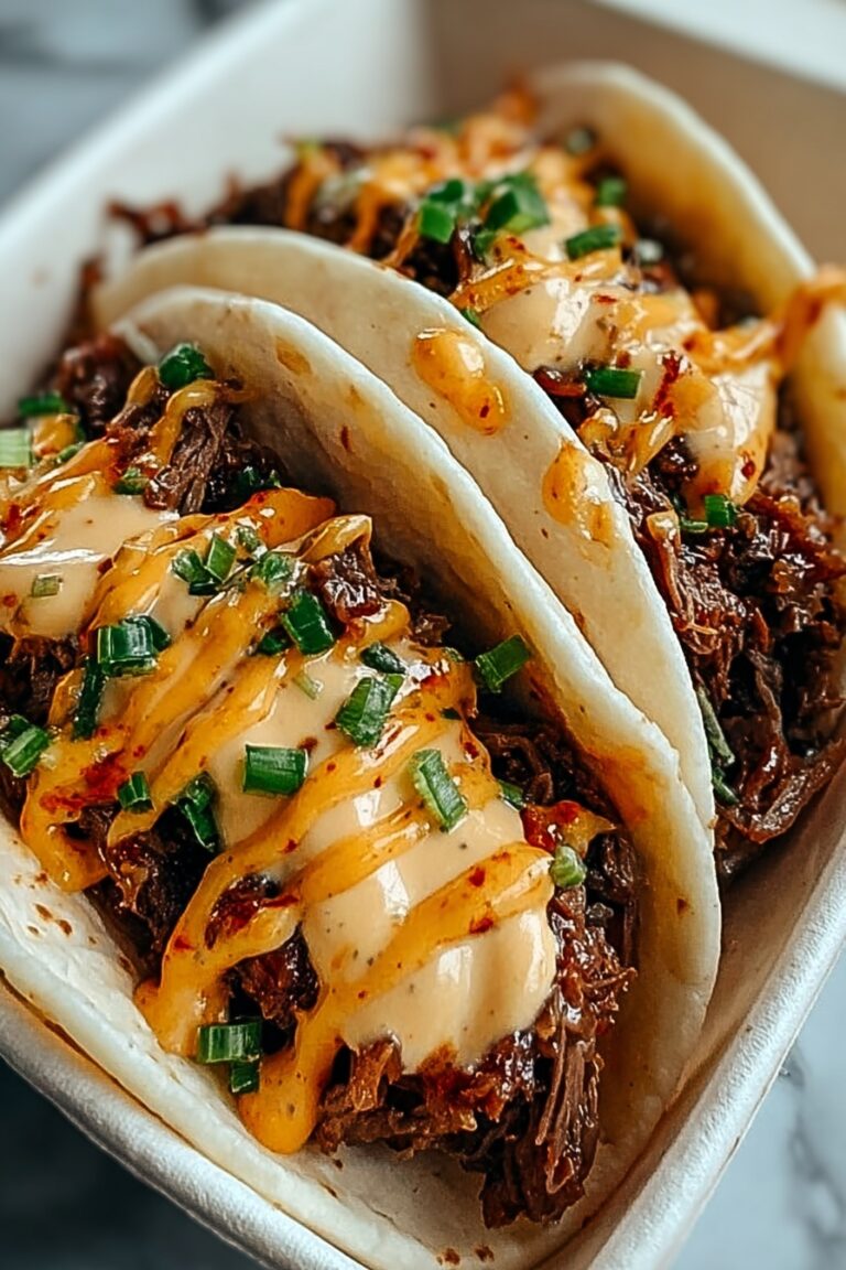 Garlic Honey BBQ Tacos Recipe