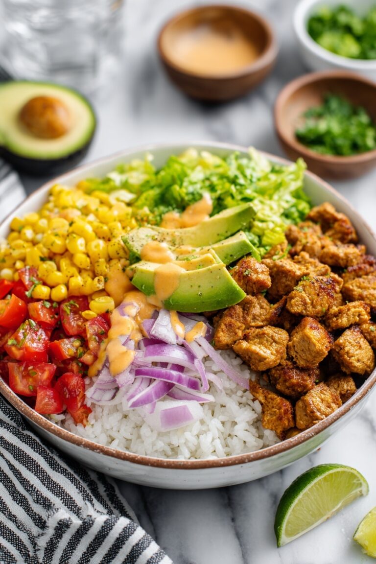Street Corn Chicken Rice Bowls Recipe