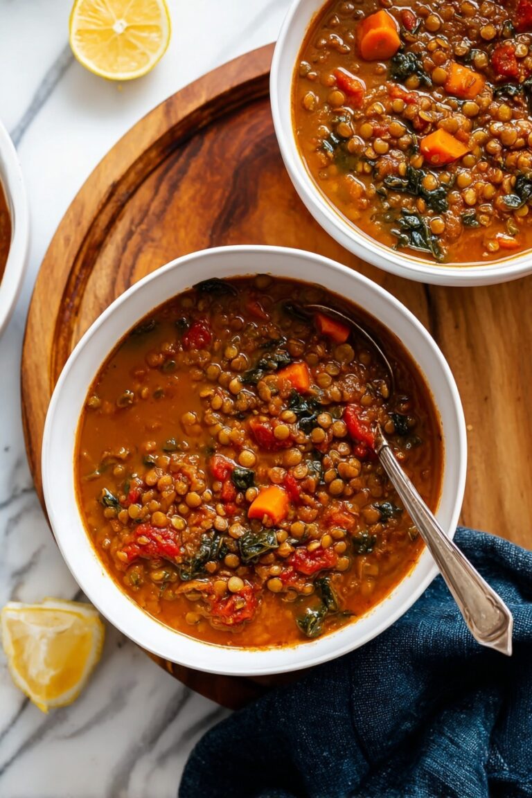 Hearty Lentil Soup with Greens Recipe