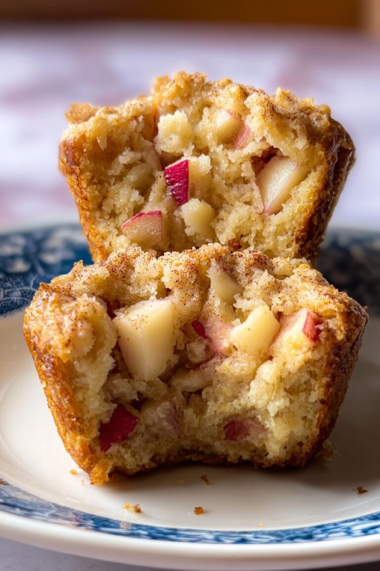 Healthy Apple Cinnamon Greek Yogurt Muffins Recipe