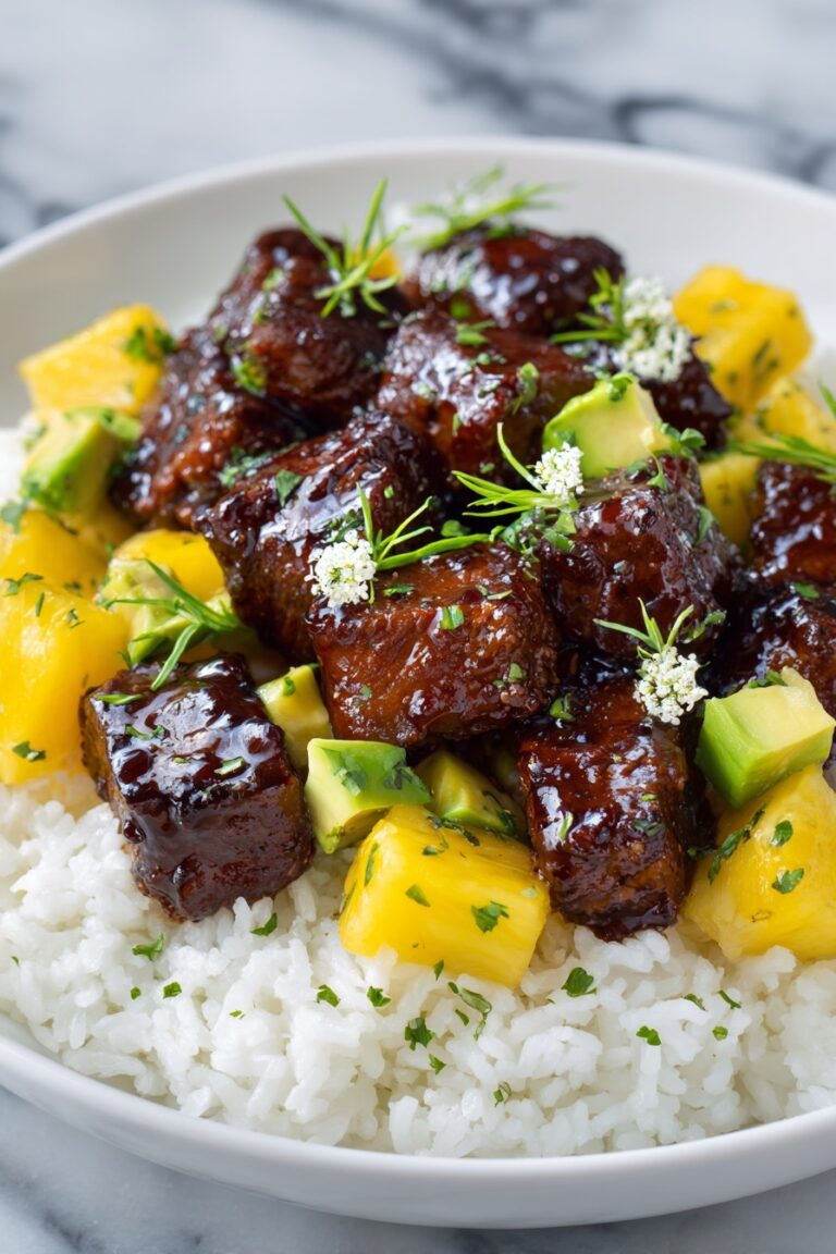 Pineapple Chicken with Coconut Rice Recipe