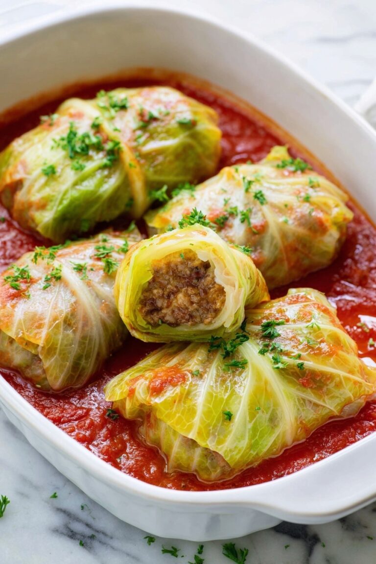 Homestyle Stuffed Cabbage Rolls Recipe