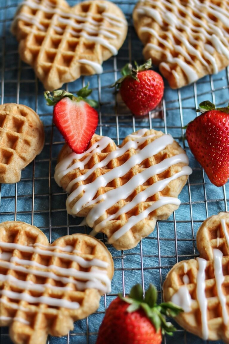Waffle Cookie Recipe with Maple Glaze Recipe