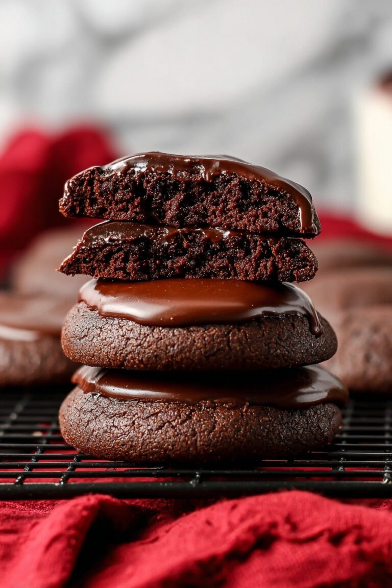 Devil’s Food Cookie Sandwiches Recipe