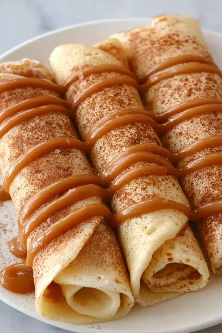 Protein Cinnamon Roll Crepes Recipe